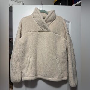 The North Face Cream Sherpa Jacket